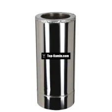 Труба з термоізоляцією нерж/нерж AISI 304 0,6 мм 0,5 м ф130/200