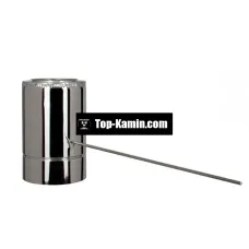 Кагла з термоізоляцією нерж/оцинк AISI 201 1 мм ф400/460