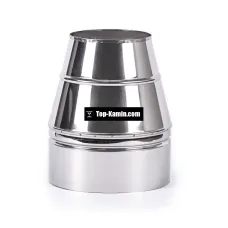 Конус термо н/оц AISI 304 0,6 мм ф120/220