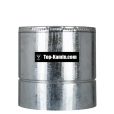 Труба с термоизоляцией нерж/оцинк AISI 304 0,8 мм 0,3 м ф110/180