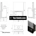 Каминная топка Kratki Amelia PW/30/G/W с водяным контуром