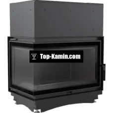 Каминная топка Kratki Oliwia PW/BL/17/BS/W/Deco без рамы, с водяным контуром