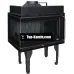 Камінна топка Uniflam 850 Prestige LBS з суцільним склом