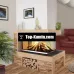 Каминная топка Technical PanTech 100 EVO V LD с керамикой