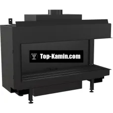 Каминная топка газовая Kratki LEO 100 NG правосторонняя