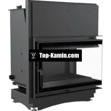 Каминная топка Kratki Oliwia PW/BP/17/BS/W/Deco без рамы, с водяным контуром