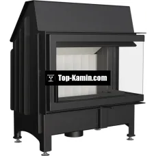 Каминная топка Kratki Zibi P/BS 12 кВт правая