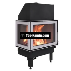 Каминная топка Nordpeis N20A с левым стеклом, рамка хром