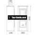 Печь Thorma Verona top black