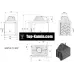 Каминная топка Kratki Simple Z/S/P/BS 16 кВт правая