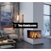 Каминная топка Spartherm Premium A-U-70h трехсторонняя туннельная