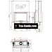 Каминная топка BeF Home Double V 7 Feel