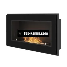 Биокамин Simple Fire Frame 900 черный со стеклом
