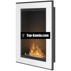 Биокамин Simple Fire Frame 550 белый со стеклом