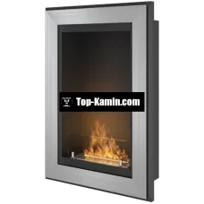 Біокамін Simple Fire Frame 550 сірий зі склом