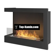 Биокамин Simple Fire Corner 600 L со стеклом