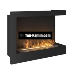 Биокамин Simple Fire Corner 600 R со стеклом