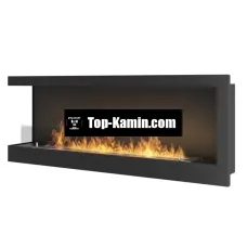 Биокамин Simple Fire Corner 1200 L со стеклом