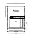 Каминная топка A.caminetti Flat 90x74 / 2019