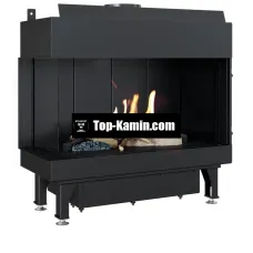 Каминная топка газовая Kratki LEO 70 LPG левосторонняя