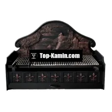 Мангал чавунний Дім камінів Замок 910 мм