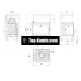 Каминная топка Kratki Zuzia Eco/P/BS/Deco 12 кВт правая