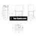 Каминная топка Kratki MBZ L/BS/G/SG 13 левая, гнутое стекло
