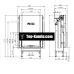 Каминная топка Hitze HST59x43.G