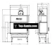 Камінна топка Hitze HST68X43.R