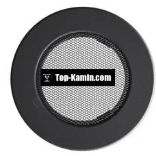 Решітка для каміну Kratki кругла графітова FI 100