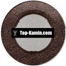 Решітка для каміну Kratki кругла мідь FI 100