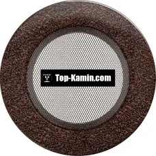 Решітка для каміну Kratki кругла мідь FI 125