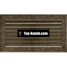 Решетка для камина Kratki черное золото Fresh 17х30