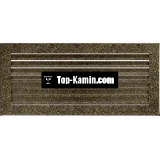 Решітка для каміну Kratki чорне золото Fresh 17х37