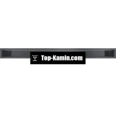 Решітка для каміну Kratki графітова LUFT/9/100