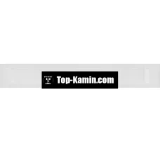 Решітка для каміну Kratki біла LUFT/9/60