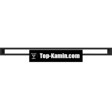 Решітка для каміну Kratki чорна TUNEL/6/100