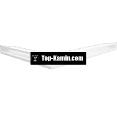 Решітка для каміну Kratki біла LUFT/NP/60
