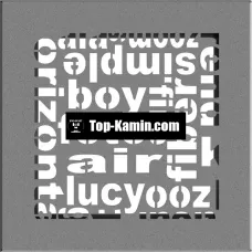 Решітка для каміну Kratki граніт ABC 17х17