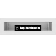 Решітка для каміну Kratki біла TUNEL/6/20