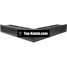 Решітка для каміну Kratki графітова LUFT/NS/90/G/SF