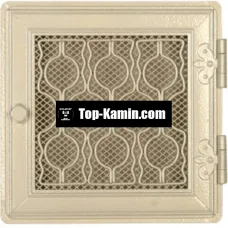 Решітка для каміну Parkanex Stylowa біла антична 21×21