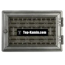 Решітка для каміну Parkanex Stylowa графітова 21×32 з жалюзі