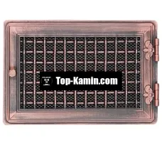 Решітка для каміну Parkanex Stylowa мідна патина 21×32