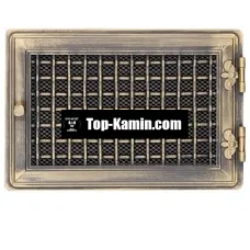 Решітка для каміну Parkanex Stylowa золота патина 21×32