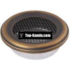 Решітка для каміну Parkanex кругла золота патина Ø160