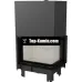 Каминная топка Kratki MBZ P/BS/G/SG 13 правая, гнутое стекло