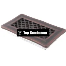 Решітка для каміну Parkanex Deco мідна патина 10×20