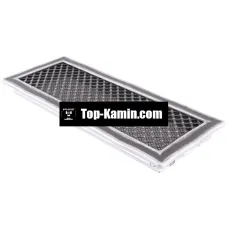 Решітка для каміну Parkanex Deco срібна патина 16×45