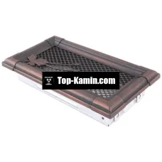 Решітка для каміну Parkanex Retro мідна патина 10×20